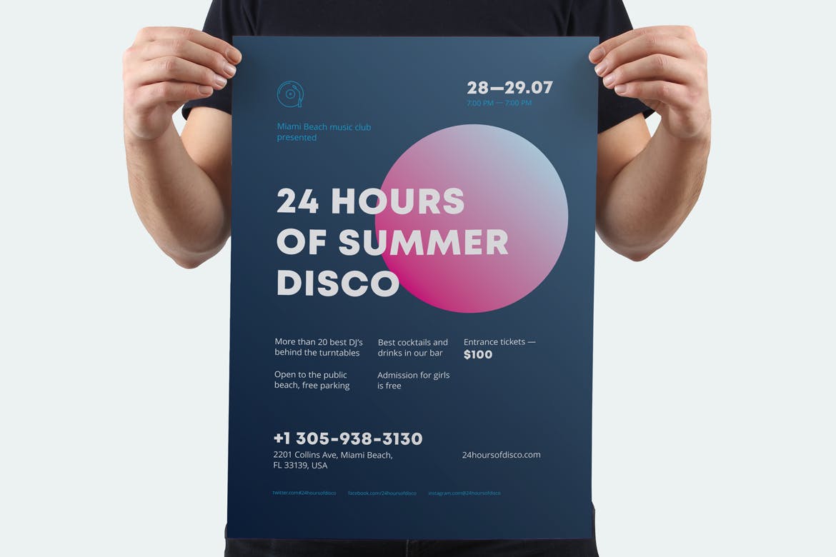 夏天＃2海报模板  精致版式设计Summer #2 Poster Template