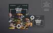 汉堡餐厅传单和海报模板Burger Restaurant Flyer and Poster Template