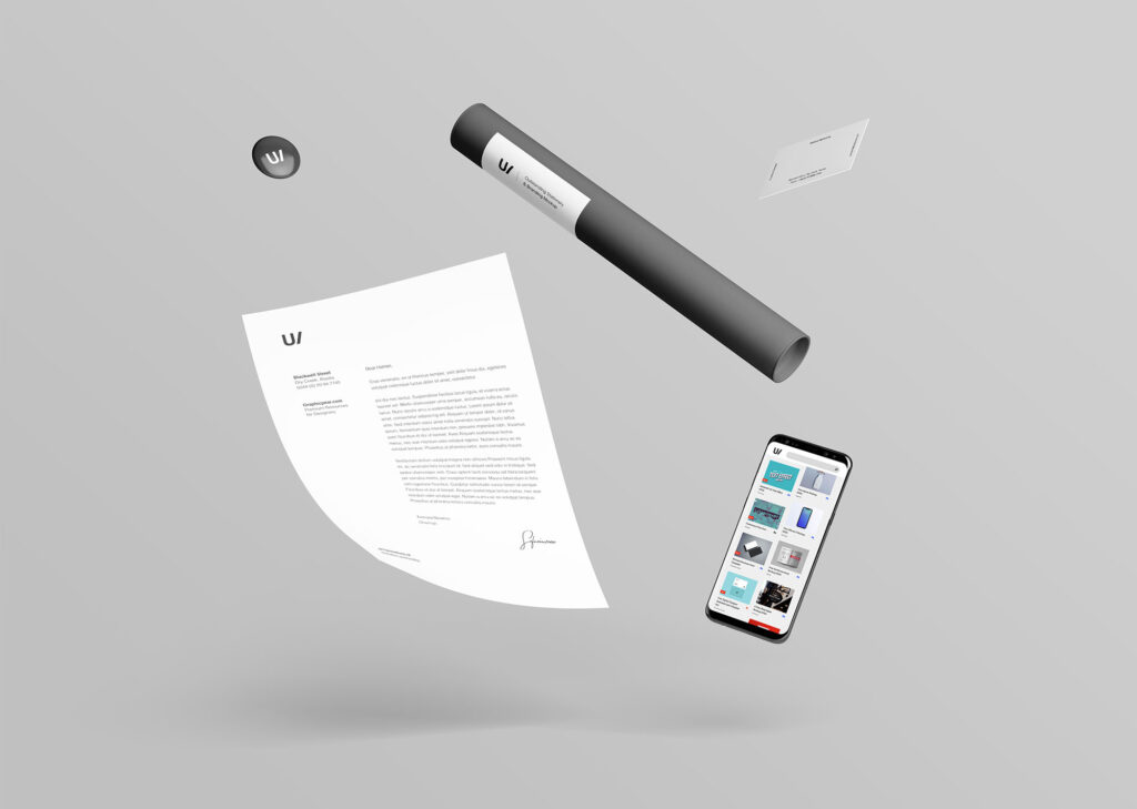 现代文具和身份品牌photoshop样机素材模板下载Stationery Branding & Identity Mockup – PSD插图5