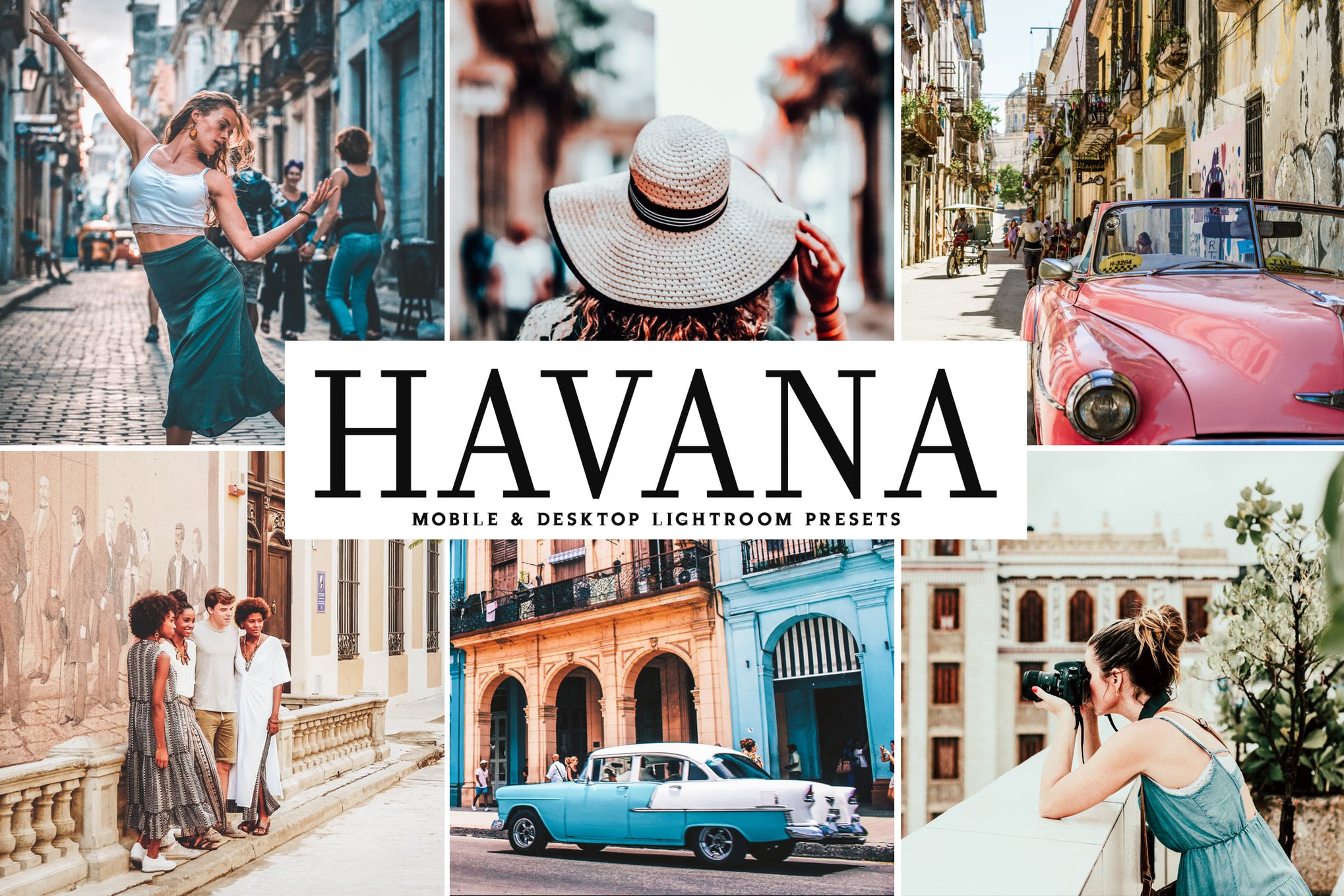 色彩丰富的复古色调效果处理LR预设Havana Mobile Desktop Lightroom Presets