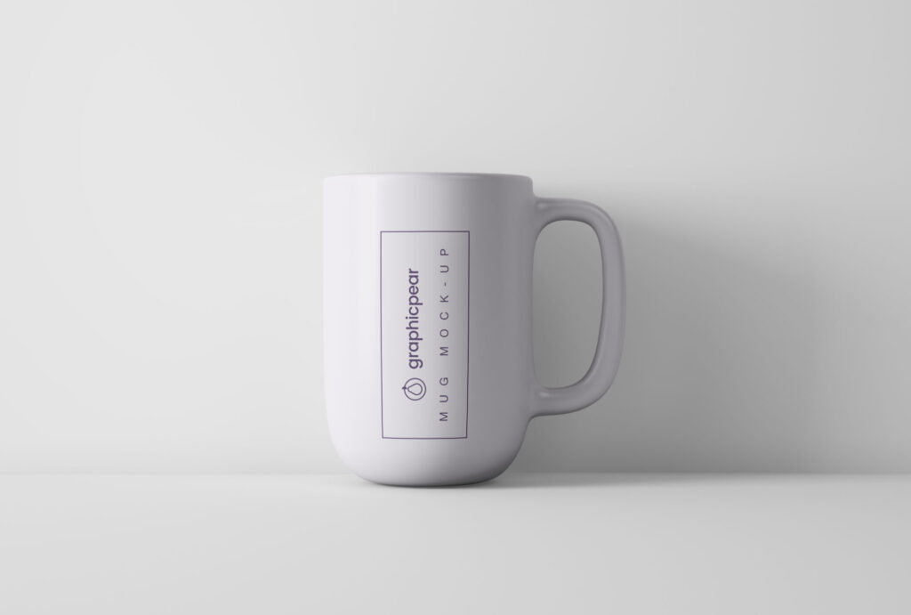 精致极致简洁艺术马克杯样机素材模板下载Minimal Coffee Mug Mockup PSD插图