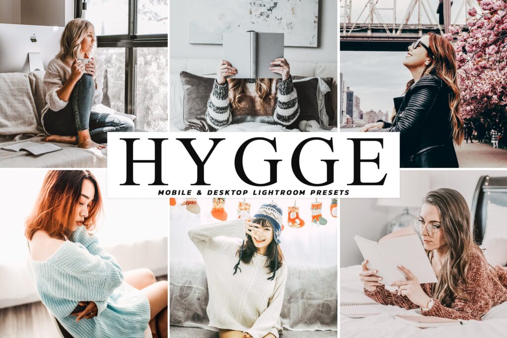 婚纱旅游自然柔和的柔和LR调色预设Hygge Mobile Desktop Lightroom Presets