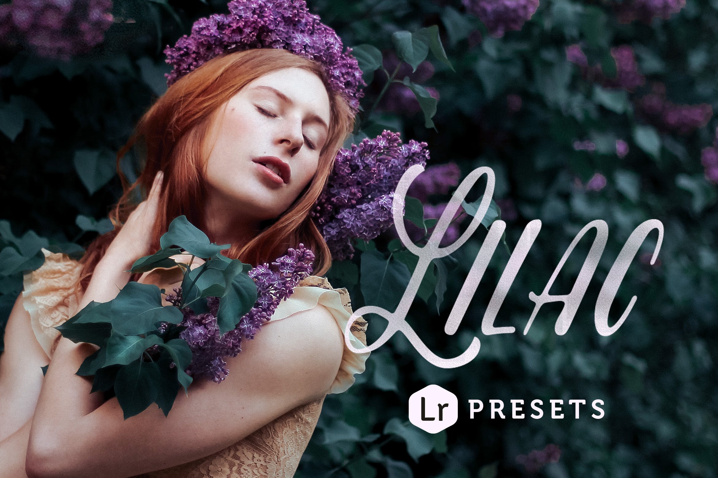 紫丁香色调系列照片效果处理LR预设Lilac Toning Lightroom Presets
