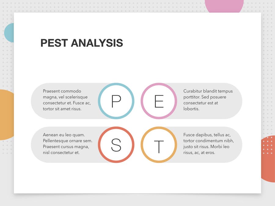 企业业绩季度汇报PPT幻灯片模板下载Colorful Dots PowerPoint Template插图9