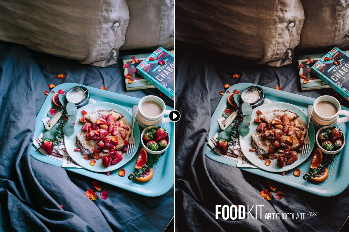 美食西餐摄影调色系列照片效果处理LR预设FoodKit Food Presets for Lightroom ACR插图9