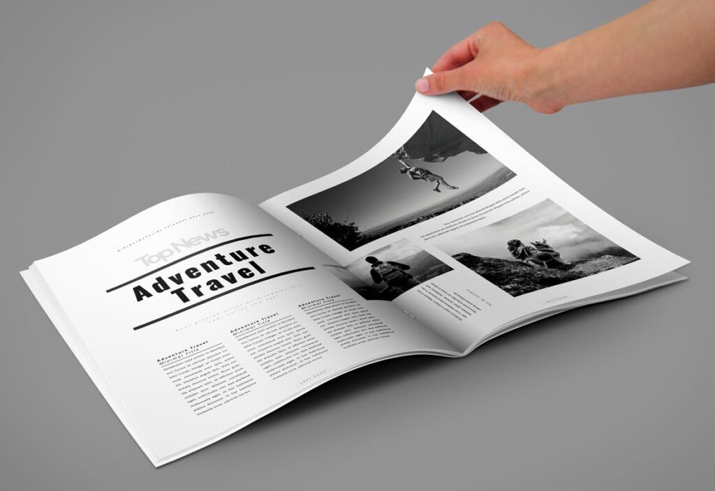黑白简约大气时尚杂志风格模板Minimal Magazine插图10