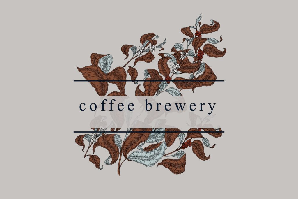 咖啡植物主题创意插图素材装饰图案Coffee Botanical Art Collection插图10