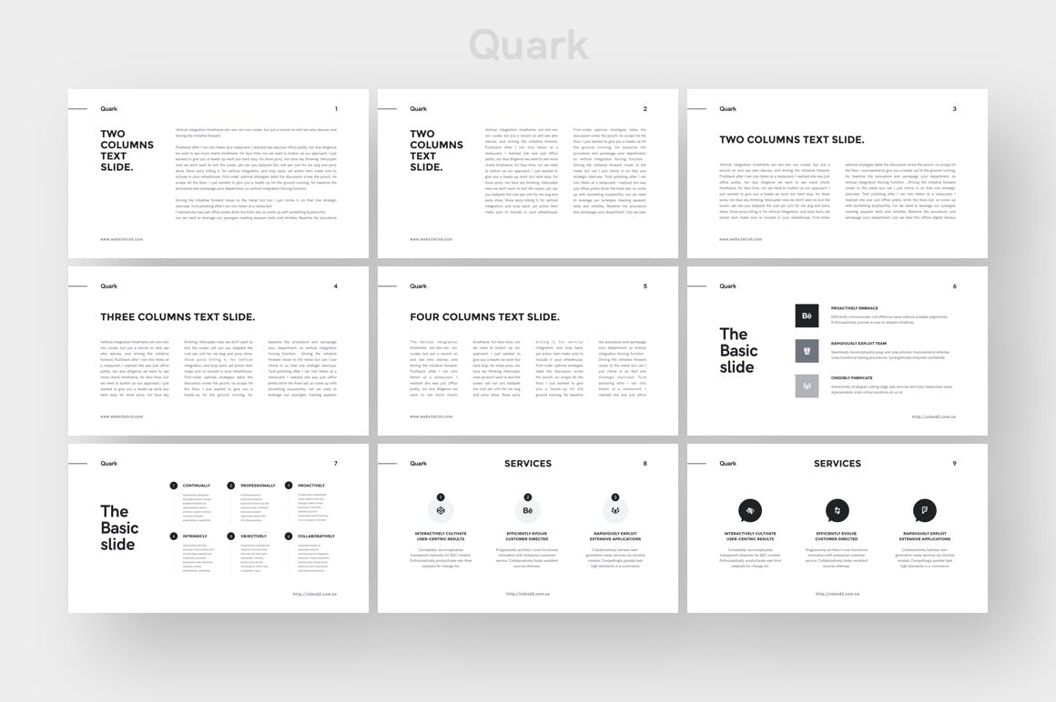 极致简洁欧美家居商业路演宣讲幻灯片模板Quark Keynote Presentation Template插图15