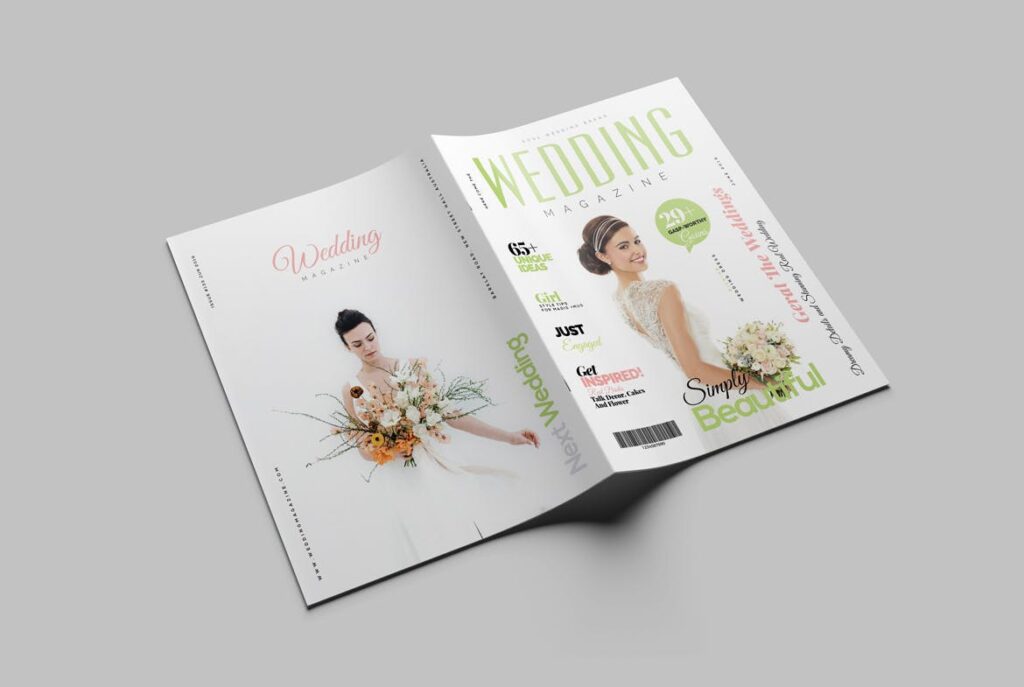 文艺精致版式环保主题婚礼杂志模板Wedding Magazine Template插图13