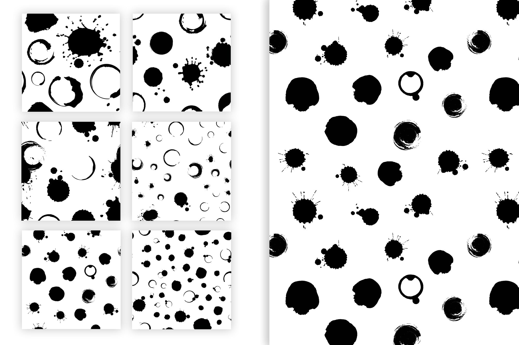 15个手工制作素描矢量插图图案花纹素材下载Grunge pattern插图2