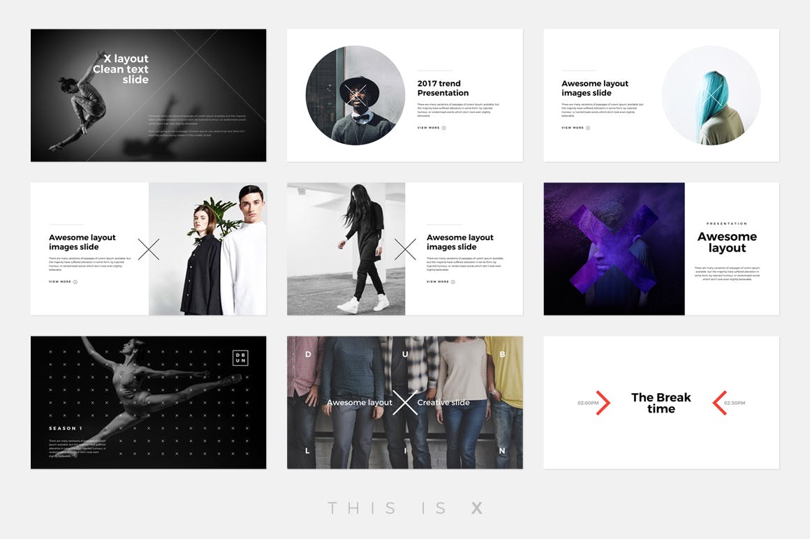 The X Powerpoint Template插图2