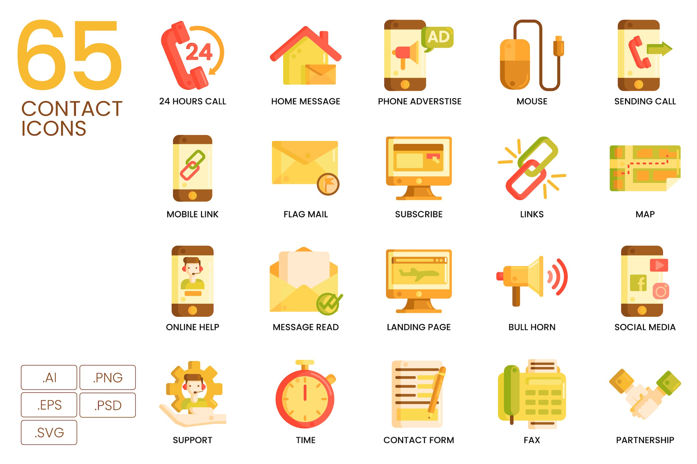 （大合辑）900+矢量图标源文件下载900+ Vector Icons Bundle Caramel Series插图3