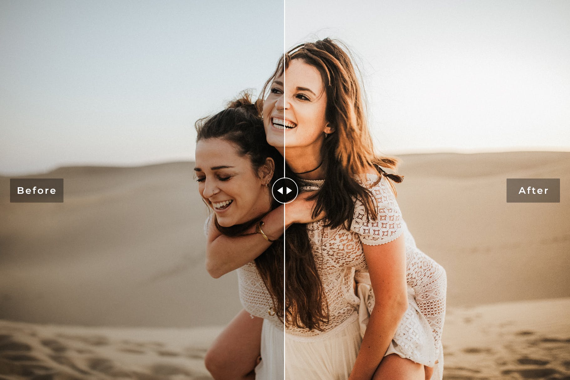 高对比度的各种自然色调肖像摄影后期调色滤镜LR预设Arizona Sand Mobile Desktop Lightroom Presets插图2