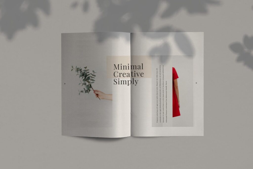 简约时尚工作室产品介绍主题画册模板Fairy Lookbook Brochure Business Company Xyuzvt6插图3