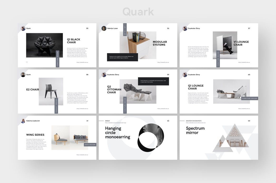 极致简洁欧美家居商业路演宣讲幻灯片模板Quark Keynote Presentation Template插图3