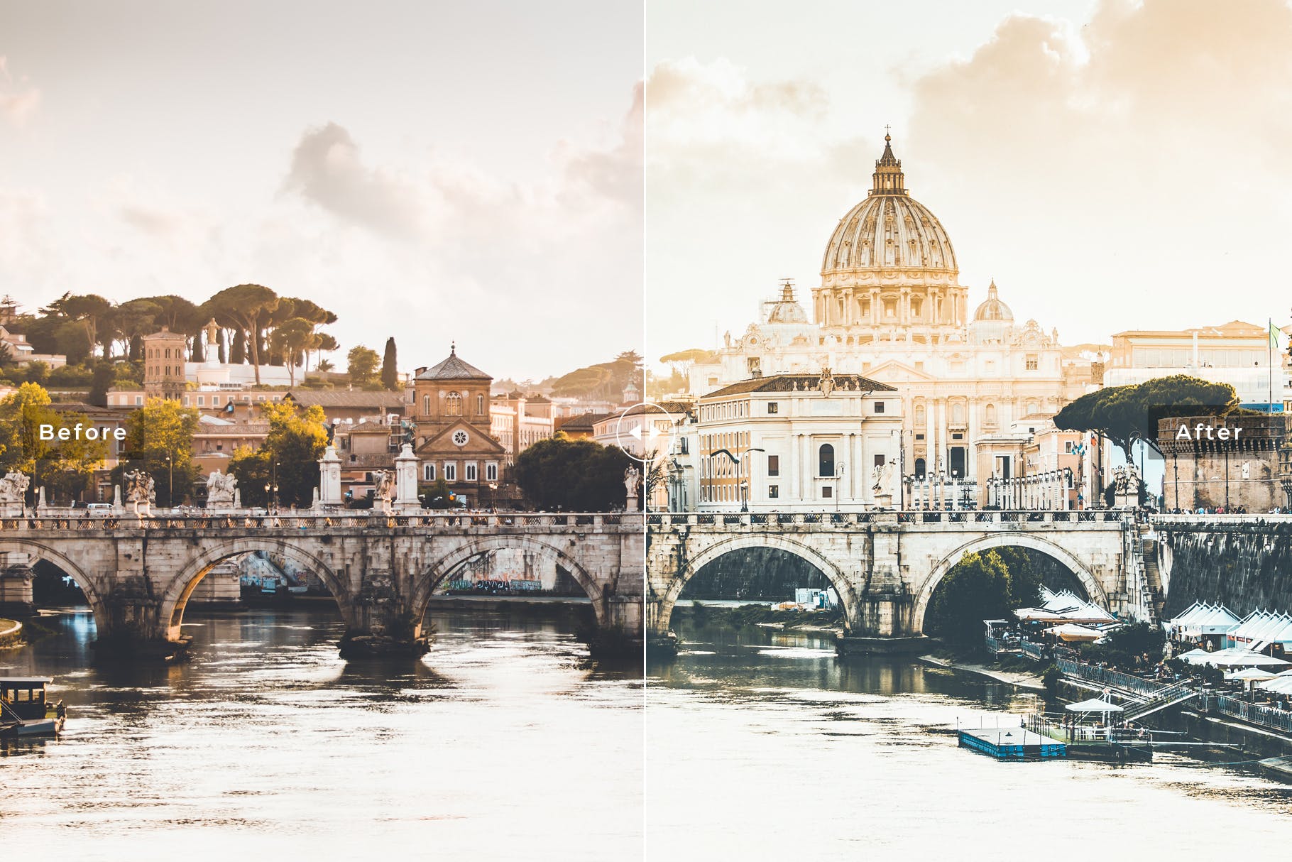温暖和柔和的色调照片效果处理LR预设Rome Mobile Desktop Lightroom Presets插图3