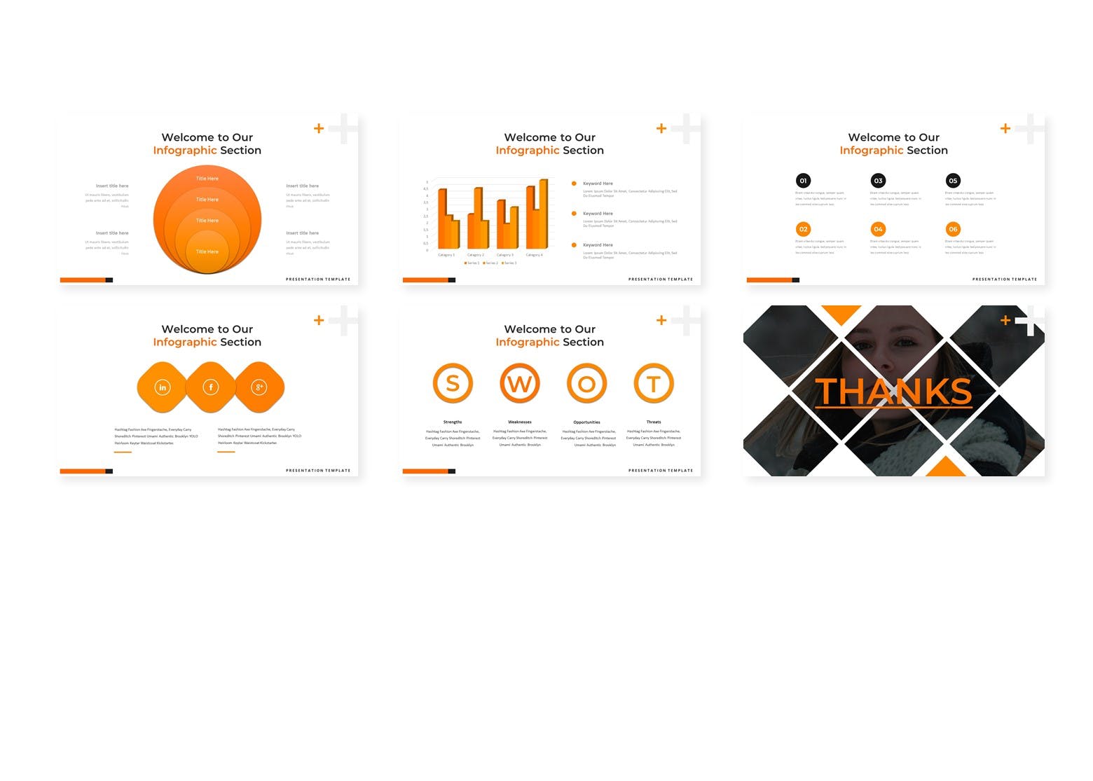 企业市场市场策划案几何风格PPT幻灯片模板Scraft Google Slides Template插图3