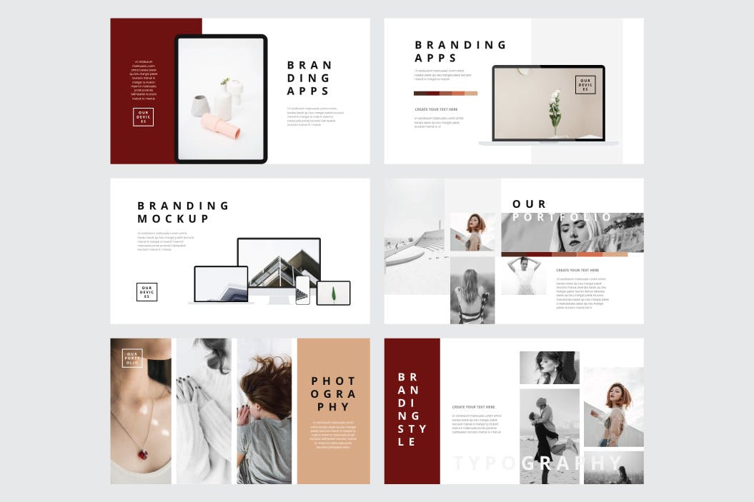 多用途企业策划幻灯片模板TYPOGRAPHY Multipurpose Keynote Template V101插图4