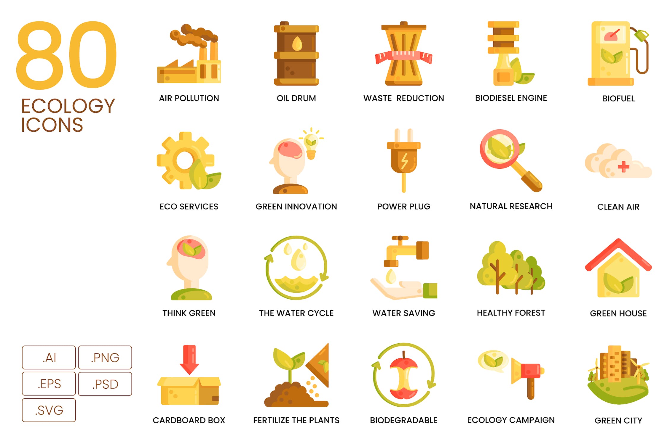 （大合辑）900+矢量图标源文件下载900+ Vector Icons Bundle Caramel Series插图5