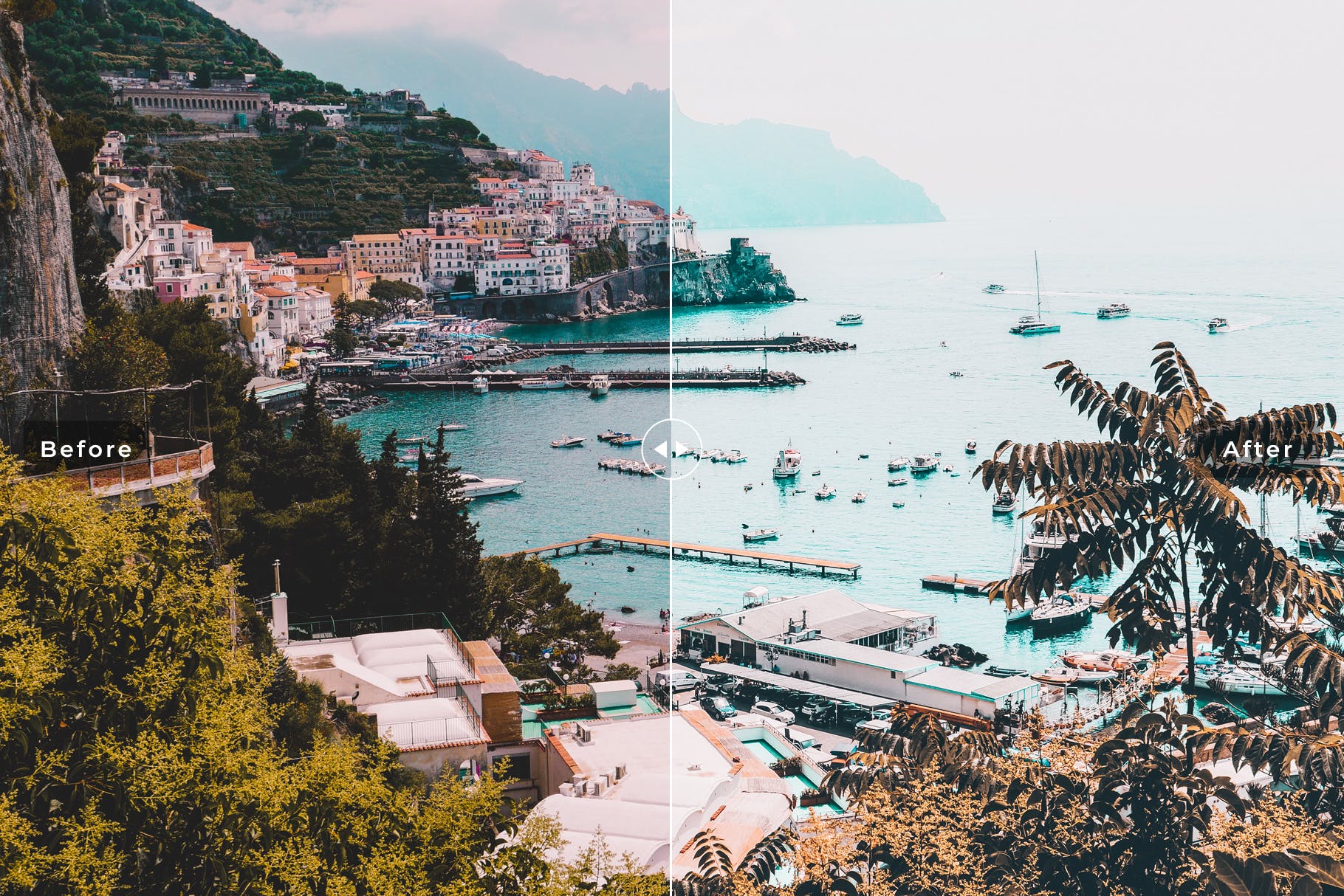 充满活力的色调照片效果处理LR预设Amalfi Coast Mobile Desktop Lightroom Presets插图5