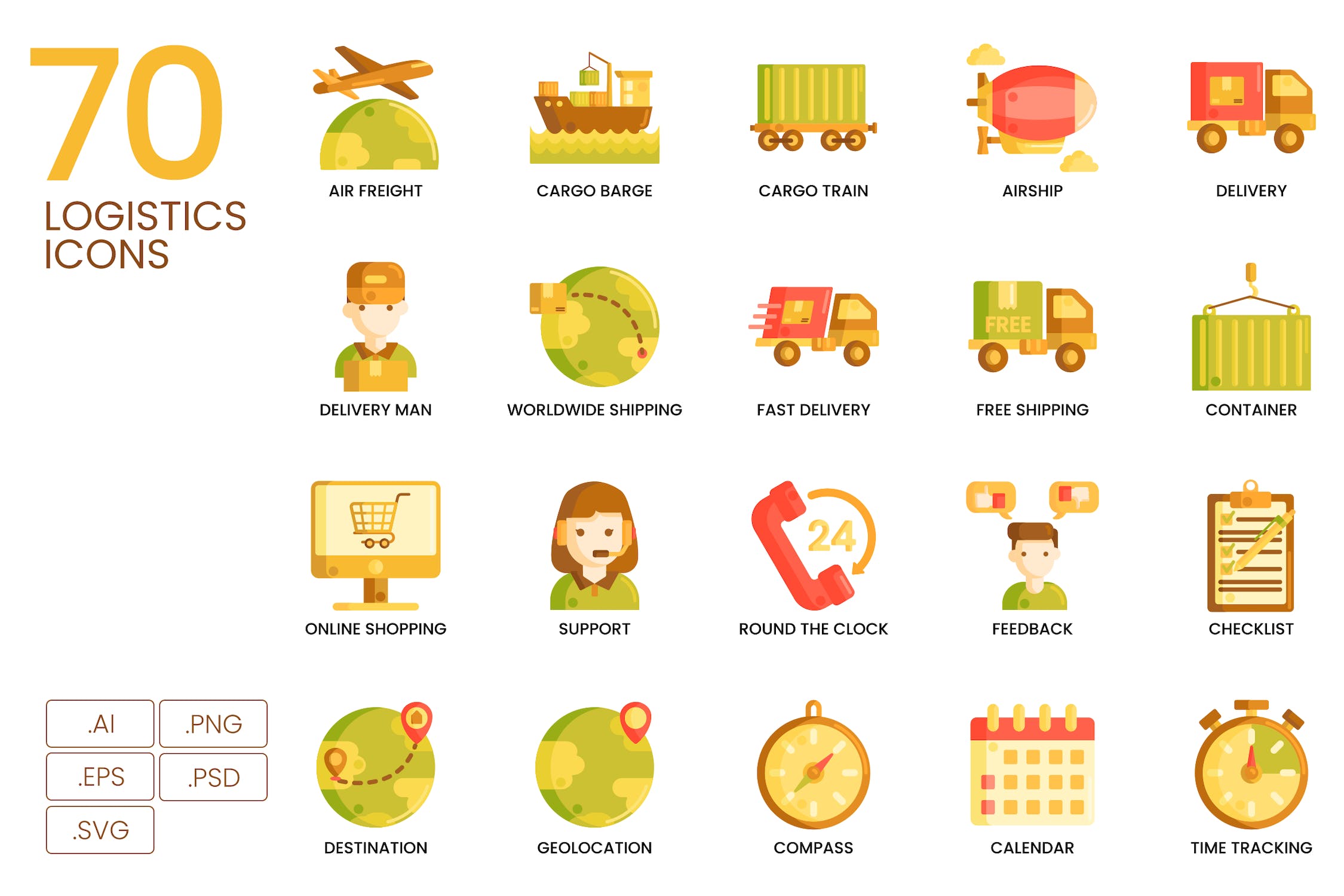 （大合辑）900+矢量图标源文件下载900+ Vector Icons Bundle Caramel Series插图8