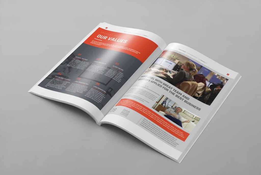 精致企业服务类/产品画册杂志模板Brochure WBYXNN插图6