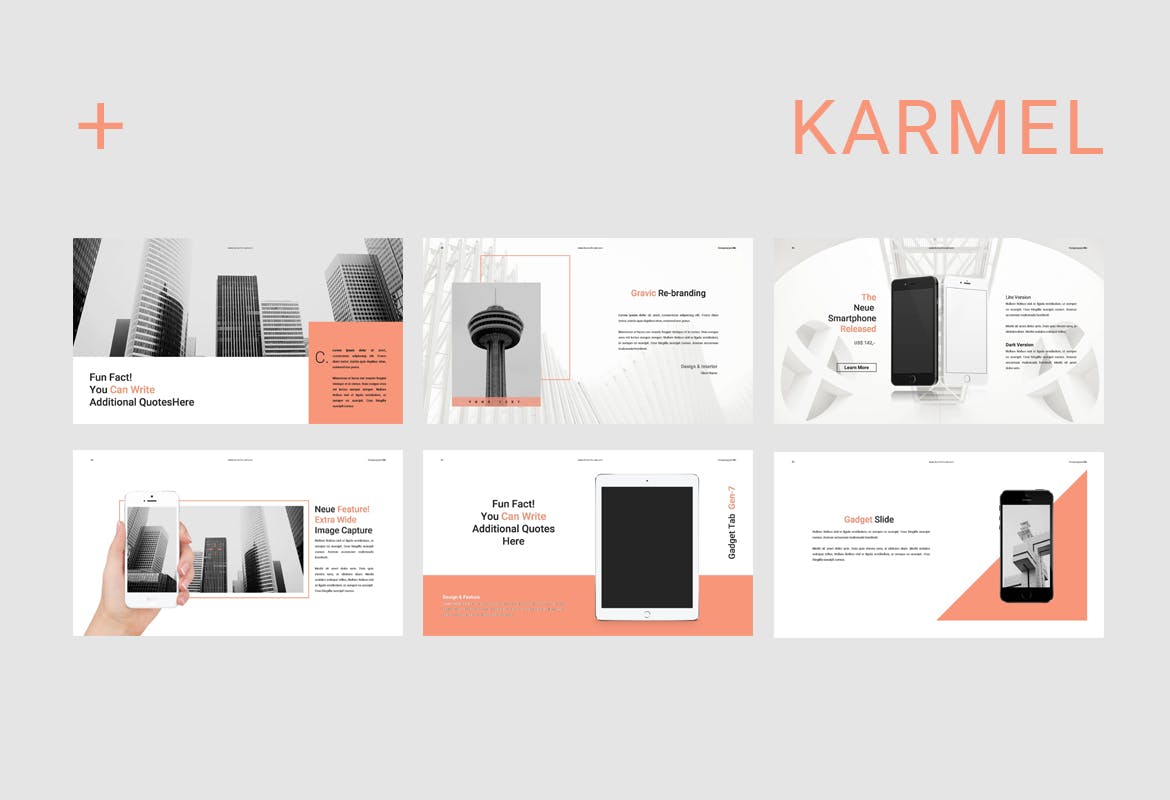 跨国企业品牌主题介绍幻灯片模板Karmel Keynote插图8