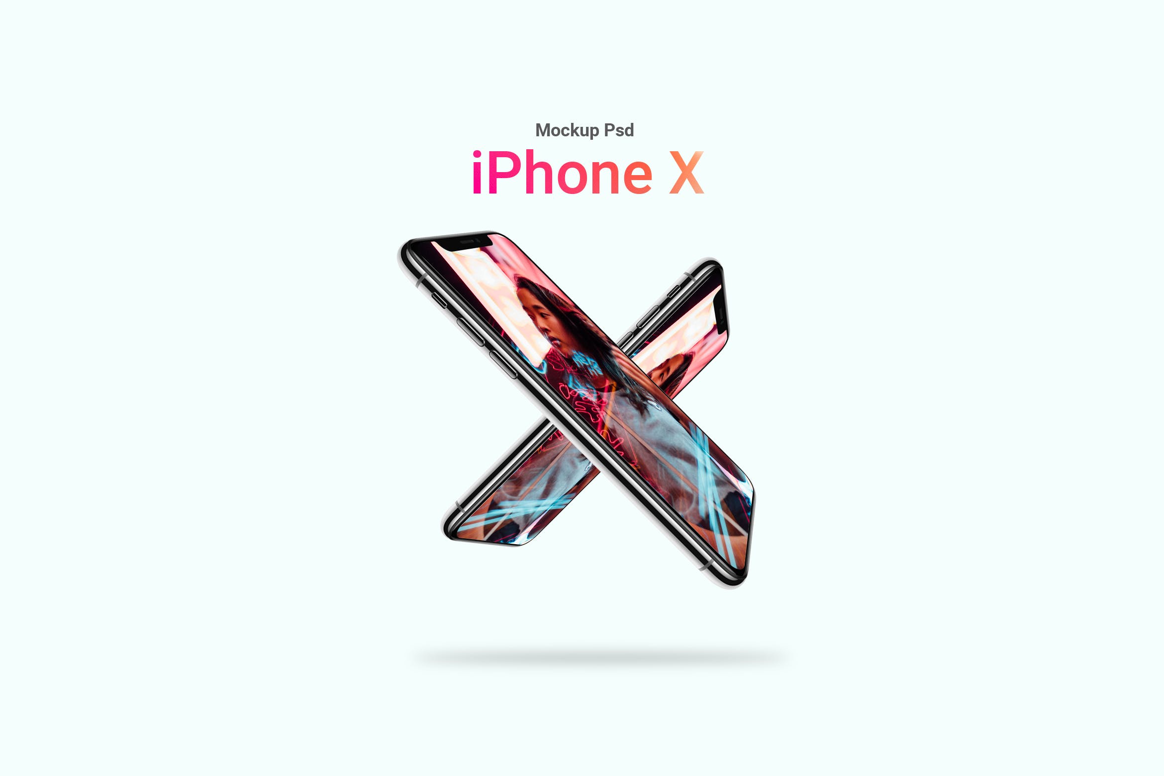 苹果手机模板样机展示素材iphonexmockuppsd