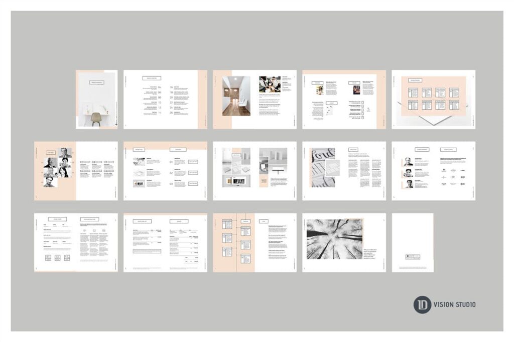 A4尺寸企业项目提案画册模板素材Proposal 005插图8