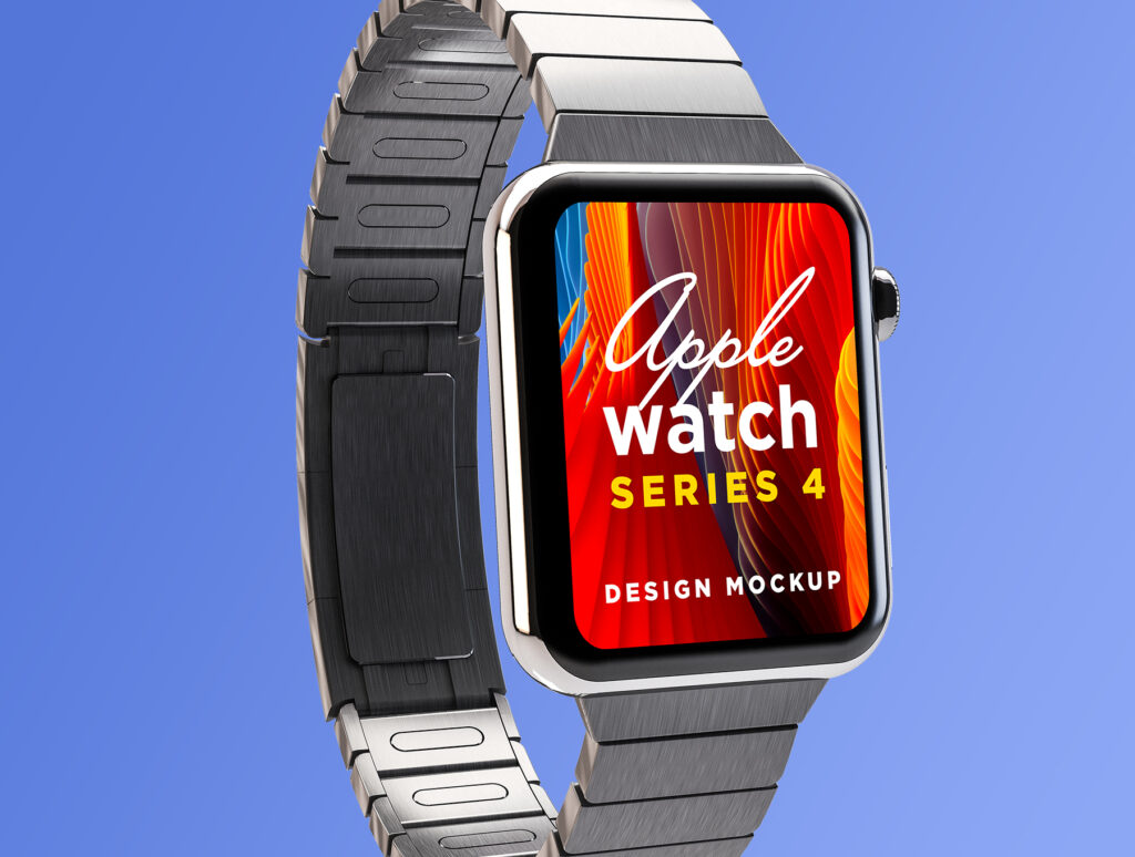 苹果手表多场景样机素材下载Apple Watch Series 4 Mockup 02插图1