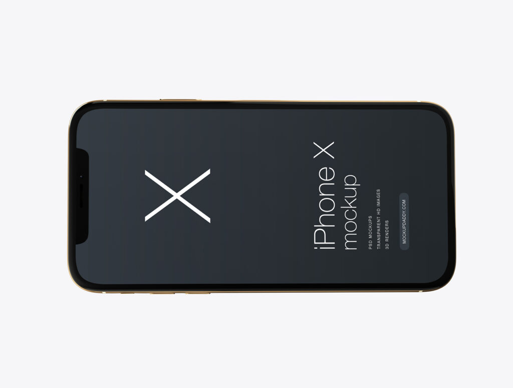 精致高端苹果手机样机透视场景模型素材Apple Xs Gold Mockup插图5