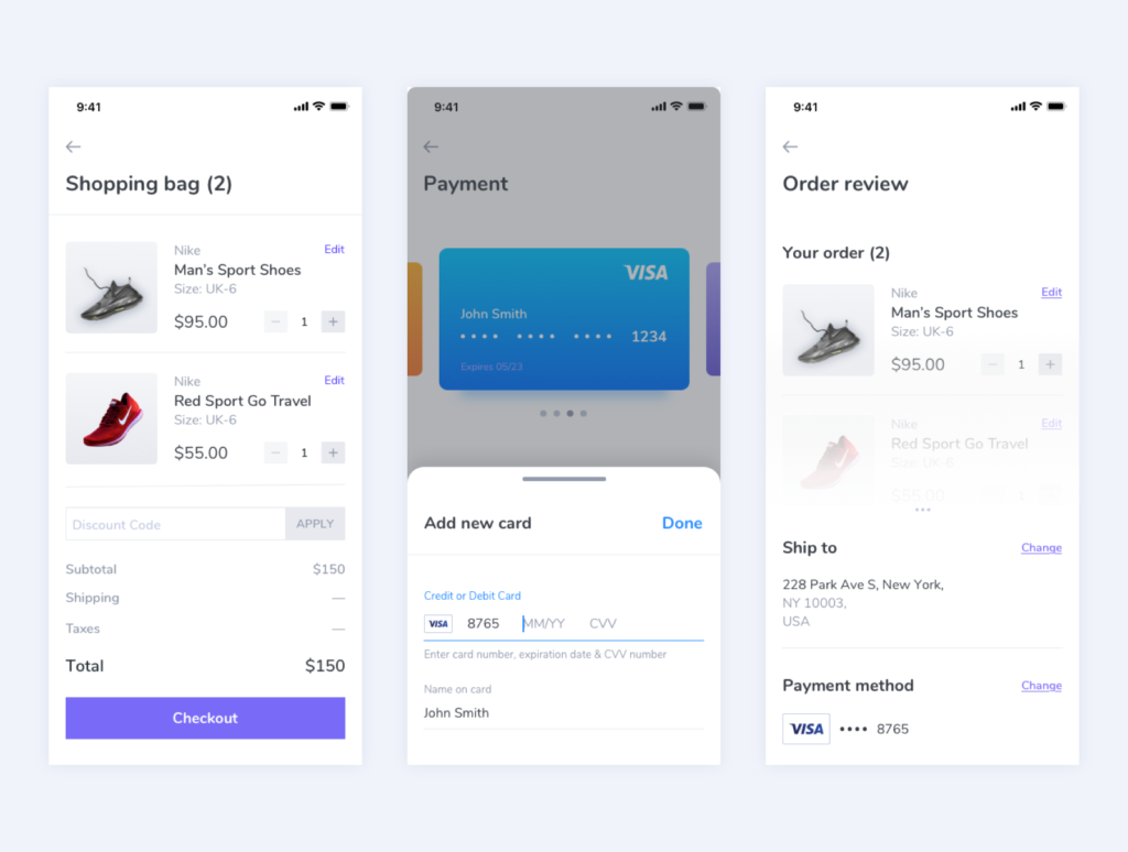 电子商务主题主题类素材素材模板下砸E-commerce UI kit for mobile插图5