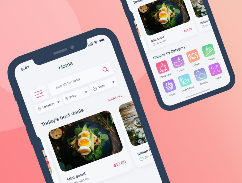家庭厨房/食品订购电商购物iOS应用程序UI工具包素材下载Food App UI KIT插图7