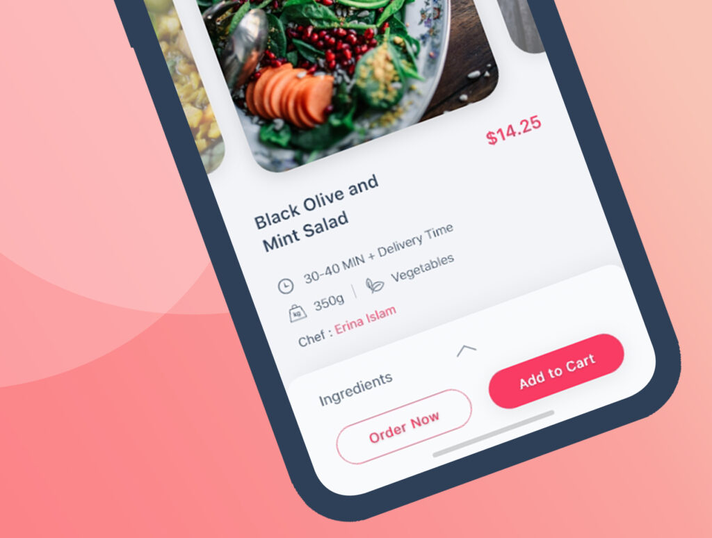 家庭厨房/食品订购电商购物iOS应用程序UI工具包素材下载Food App UI KIT插图8