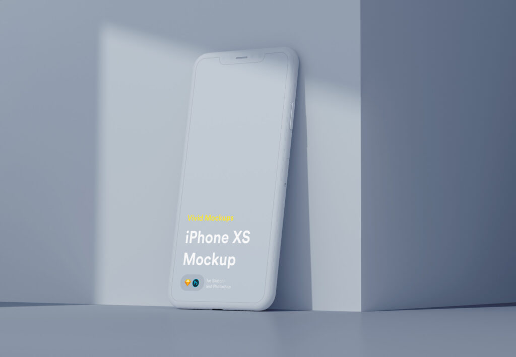 高端精致苹果手机X样机素材下载Vivid iPhone X Mockup  LS Graphics插图1