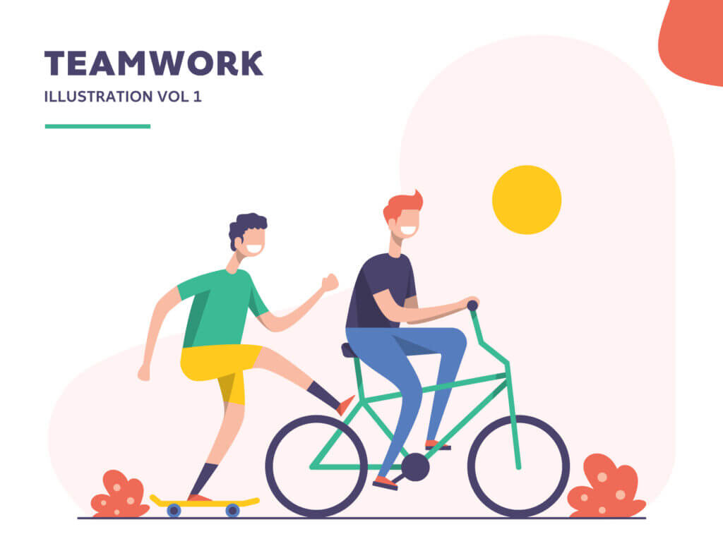 商务场景/产品数据展示场景插图素材下载Illustration Startup Teamwork Pack Vol.1插图4