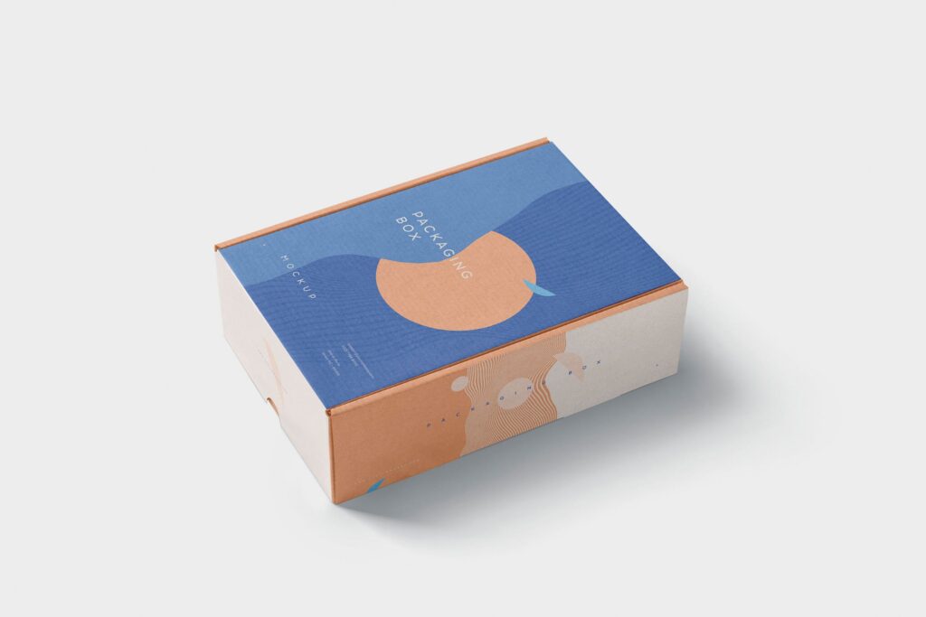 矩形包装礼品盒实物模型样机素材下载5 Rectangular Packaging Box Mockups