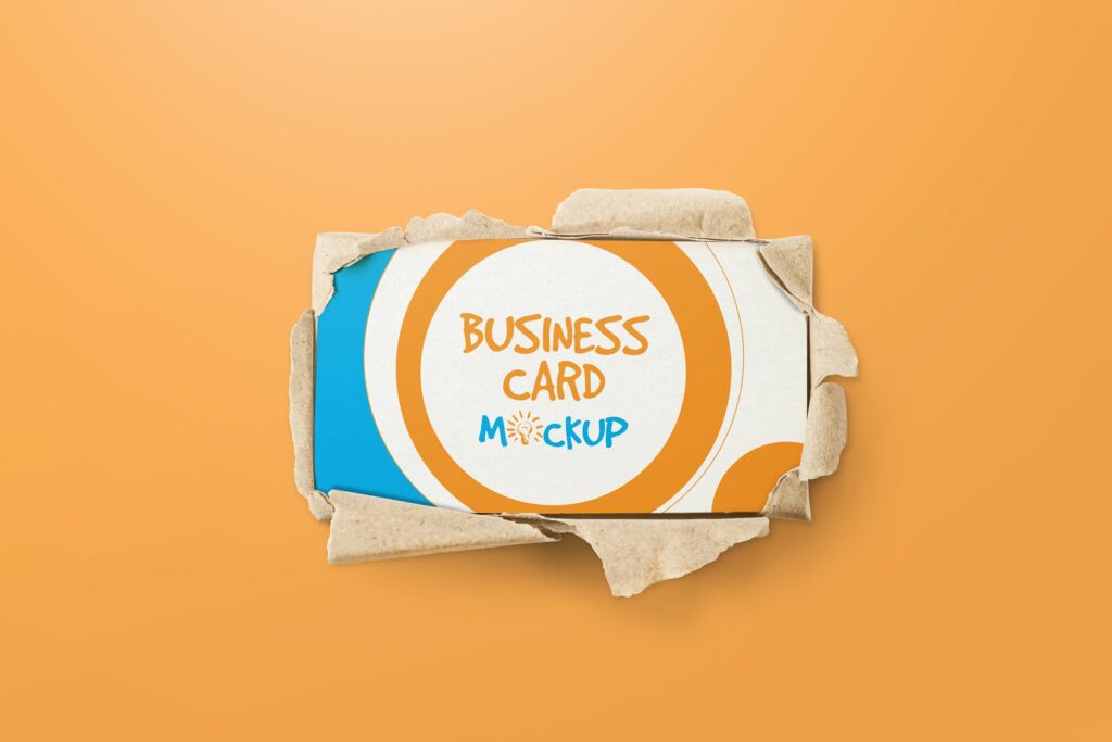 简约堆叠展示名片模型样机素材下载90×50 Business Card Mockups