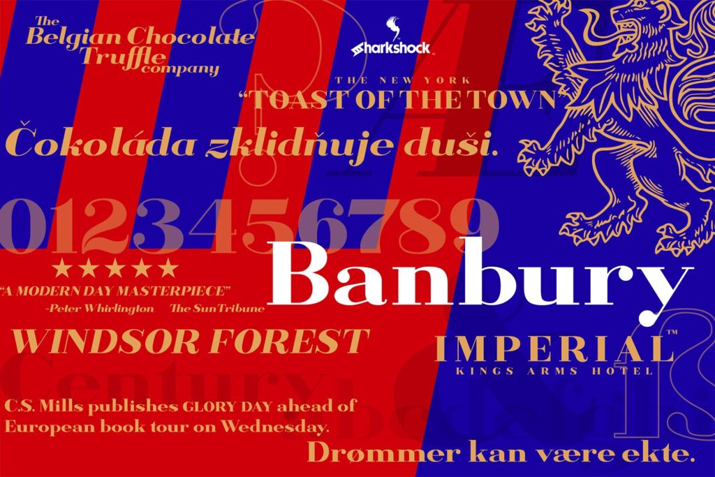 新古典主义英文衬线字体Banbury WW4FD9