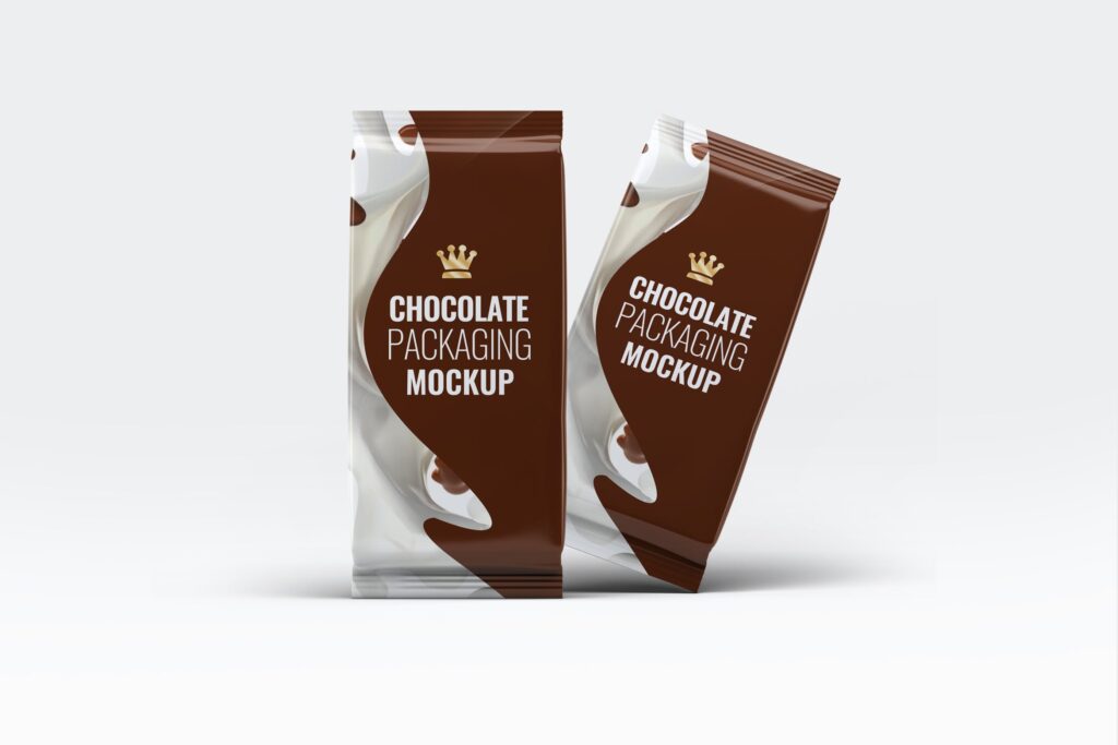 巧克力保障模型样机素材下载Chocolate Packaging Mock Up