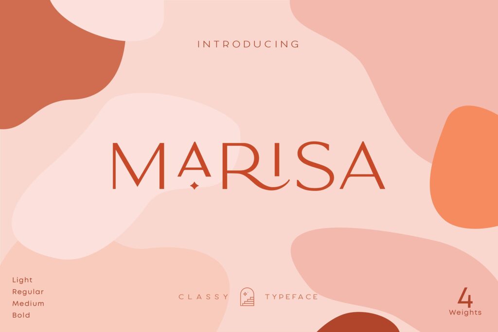 服装品牌装饰手写字体下载Classy Marisa Elegant Typeface
