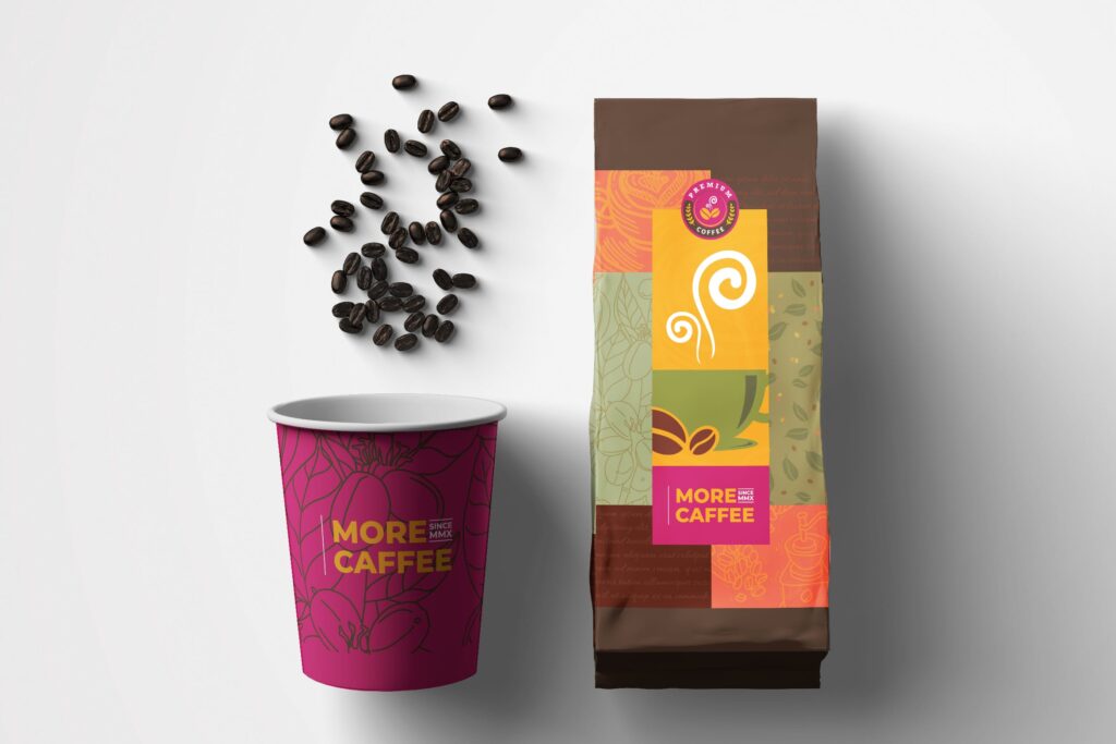 食品包装/咖啡袋包装模板样机Coffee Bag Packaging Template  Pq2nse8