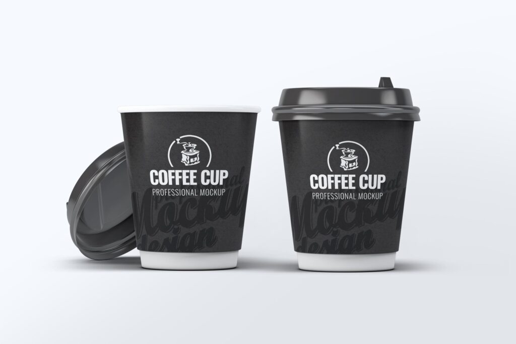 咖啡热饮杯模型多角度样机下载Coffee Cup MockUp V2 6T4CMLV