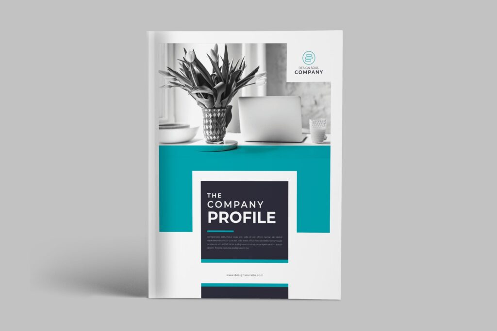优雅简洁企业产品手册模板素材下载Company Profile H2TP83