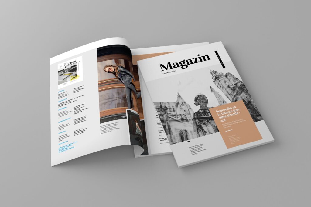 精致企业画册/目录/企业提案画册素材模版Magazin Magazine Template DEH6N5F