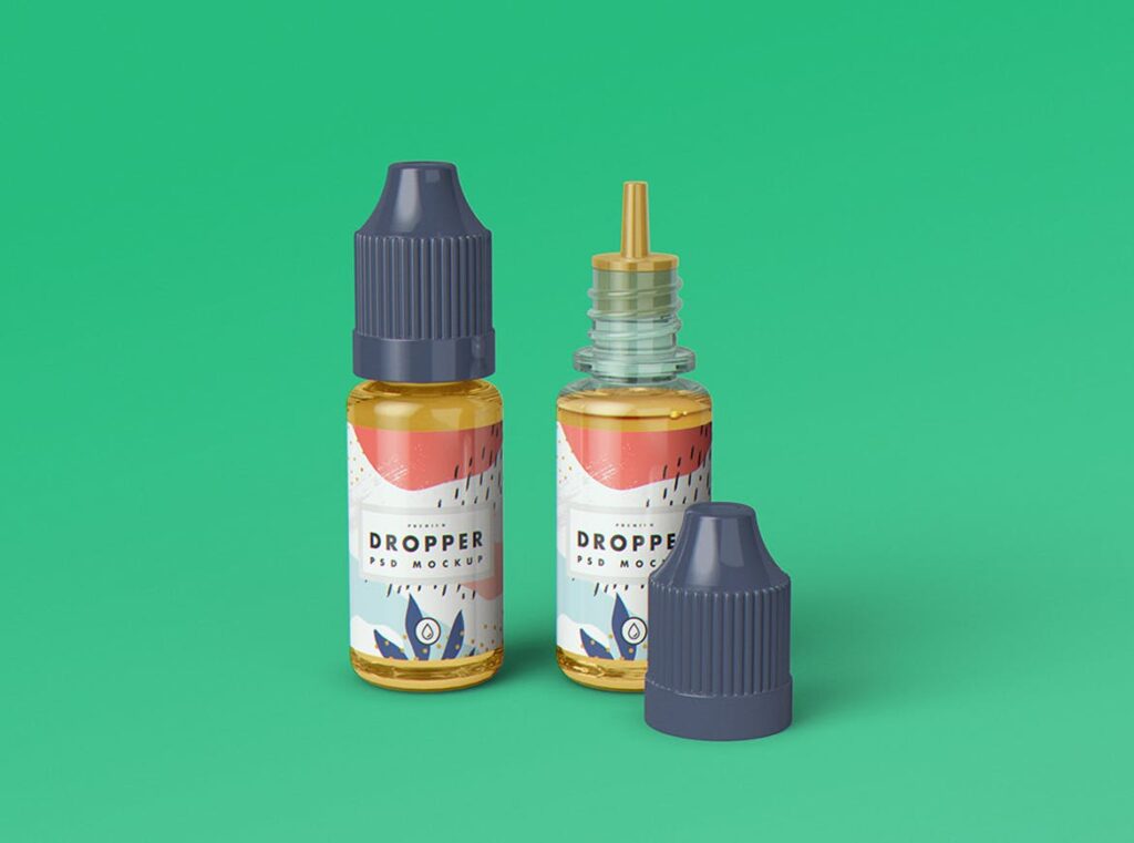 加湿器香薰滴瓶模型样机效果图E Juice Dropper Bottle MockUp插图9