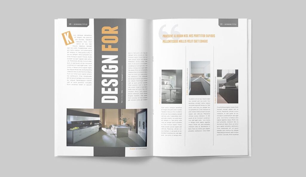 现代简约厨房设计/居家生活美学周刊杂志模板Magazine Template插图9