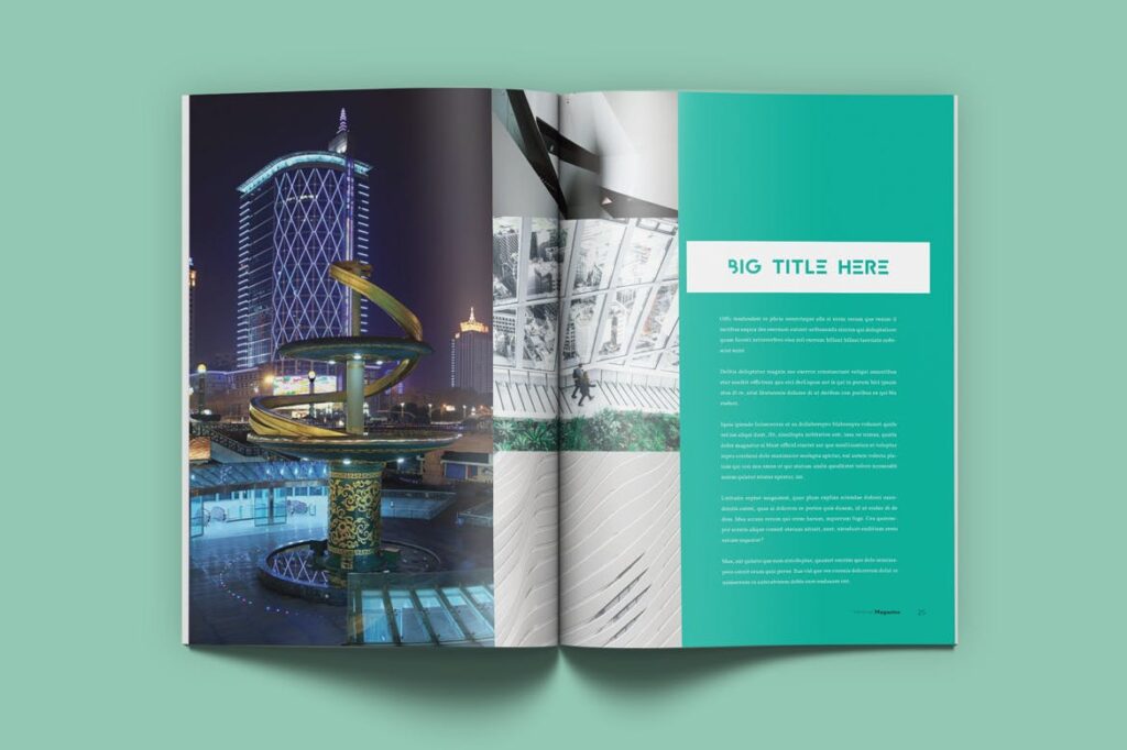 摄影时装设计或简约设计版式画册杂志模板素材下载Minimal Magazine VLGG9T插图9
