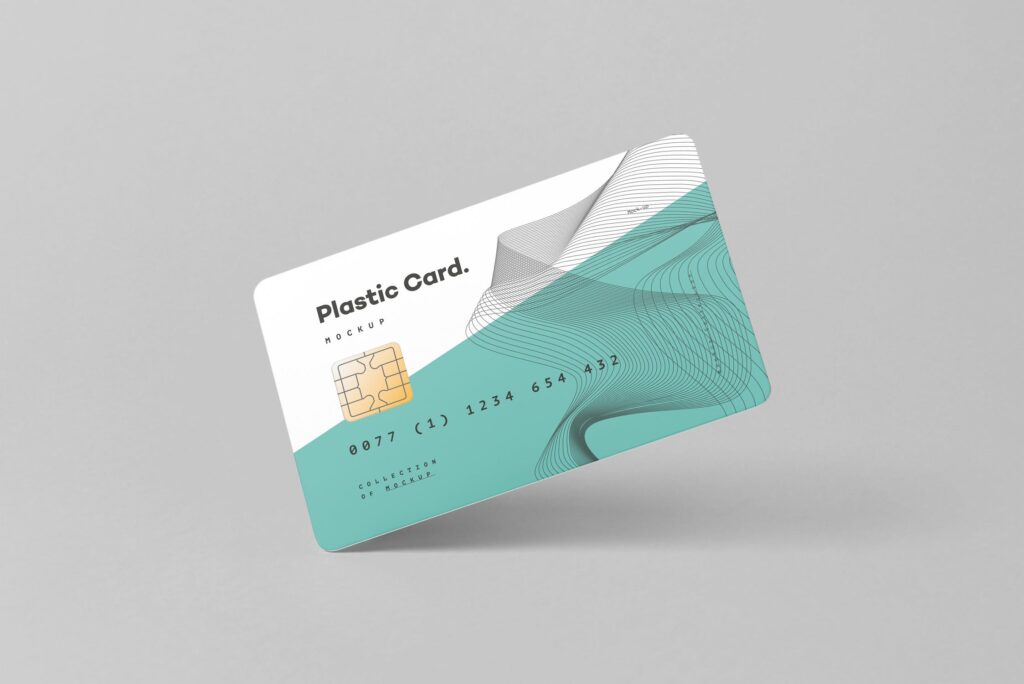 精致塑料卡/信用卡模型样机素材下载Plastic Card Mockup JHQBYL插图9