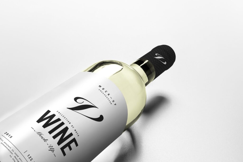 白葡萄酒/高端红酒/葡萄酒模型样机效果图Wine Mockup GC6MXD插图10